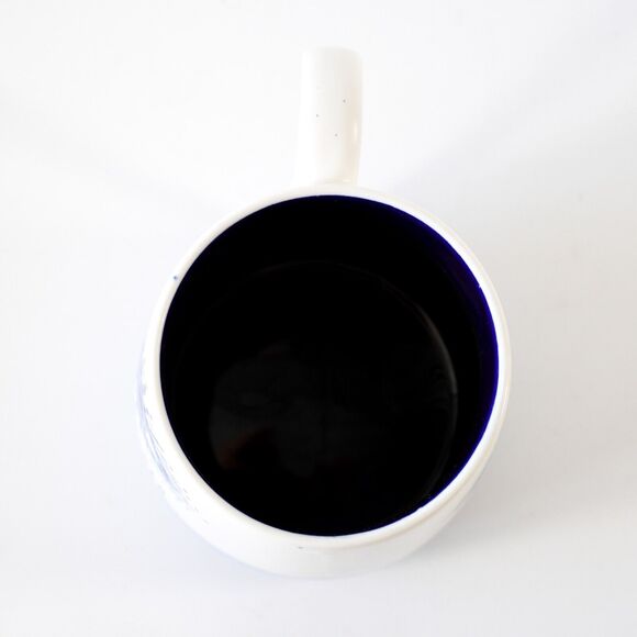 Stay Golden Psychic Protection Evil Eye Ceramic Coffee Mug Tea Cup Blue White - Picture 5 of 7